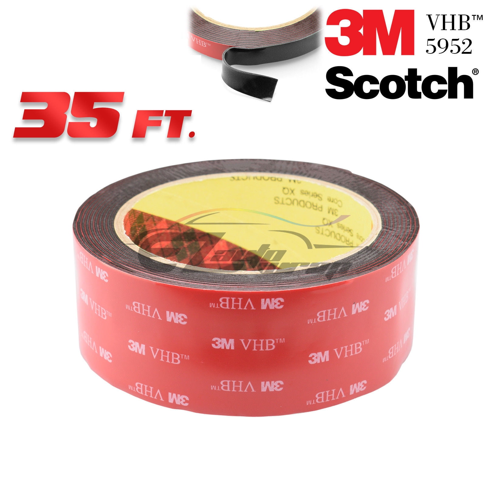 Genuine 40mm 3m Vhb 5952 Double Sided Mounting Tape 10 5m 35ft 4 Inches Length Walmart Com Walmart Com Genuine 40mm 3m Vhb 5952 Double Sided Mounting Tape 10 5m 35ft 4 Inches Length Walmart Com Walmart Com