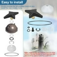 thumbnail image 4 of HANDIED Equipment package C X900G C X900DA Locking Knob Kit Pool Filter Knob Kit Replacement For Cartridge Filter & Separation Tank Models C751 C900 C9002 C1200 C12002 C12002S, 4 of 9