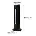 thumbnail image 3 of Harlier Tower Fan Air Conditioner Fan, 2 Speeds & Low Noise Bladeless Tower Fan With LED Light, Small Fan Desk Fan Usb Powered, Oscillate Fan Bedroom Fans for Cooling And Sleep, 3 of 5