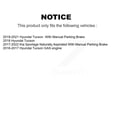 thumbnail image 2 of Transit Auto Front Rear Disc Brake Rotors and Semi-Metallic Pads Kit for Car Hyundai Tucson Kia Sportage K8S-102710, 2 of 11