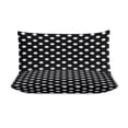thumbnail image 3 of 3 Pcs Soft Bedding Set, Includes 1 Duvet Cover with Zipper And 2 Pillow Shams,Dot Pattern Black White Full(79"×90"), 3 of 8