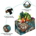 thumbnail image 3 of Turtle Large Capacity Collapsible Cube Organizer Tote Bag Storage Box Oxford Cloth Reusable Foldable Bucket with Handle, 3 of 7