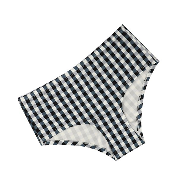 Gibobby Panty Microfibra con Encaje Calzoncillos de cintura alta para levantamiento de cadera sin costuras para mujer, ropa interior cómoda tipo bóxer(Verdinegro, S)