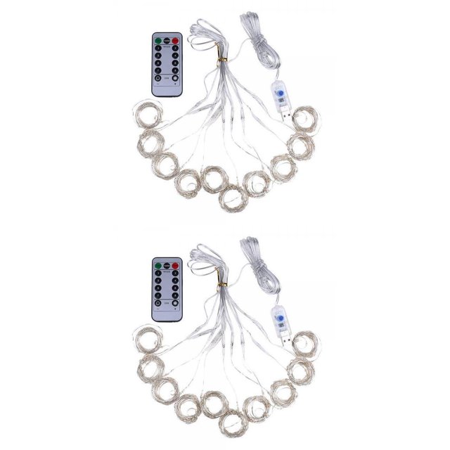 2x Luz , Lámpara De LED, Iluminación De Mostrador Con RC Gloria Lámpara de tira de luz LED de cobre
