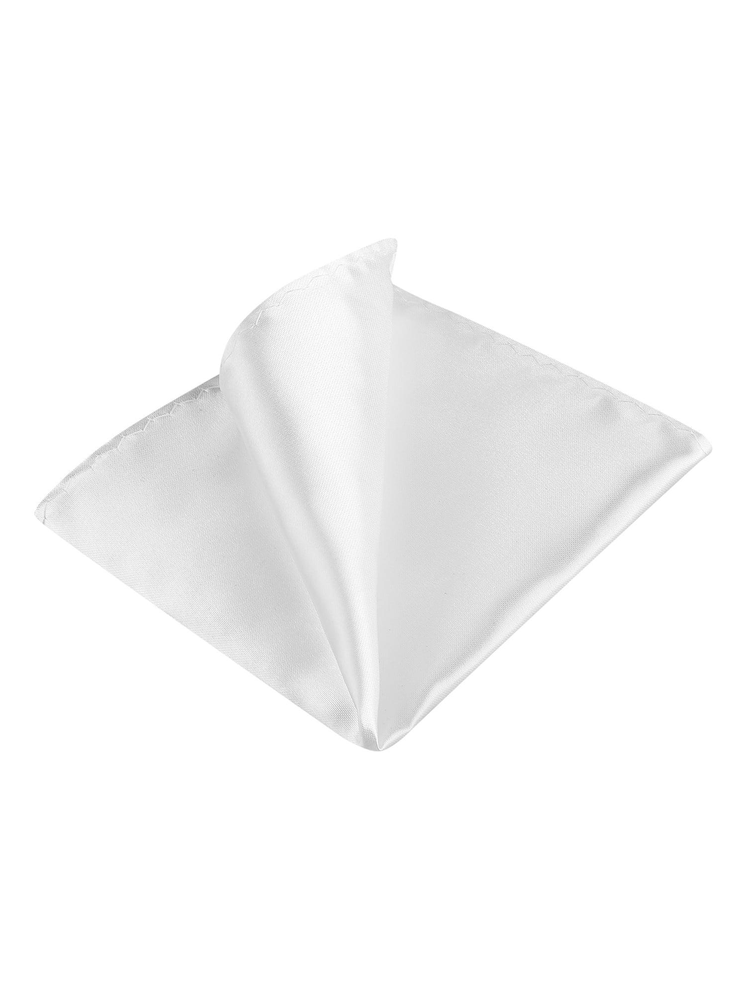6 units 15 square Valentin white handkerchiefs