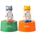 thumbnail image 2 of Cat Kitchen Timer Timer Creative Cute Cat Mechanical Timer Kitchen Cooking Child Study Home Timer Management Countdown Timers (Green), 2 of 7