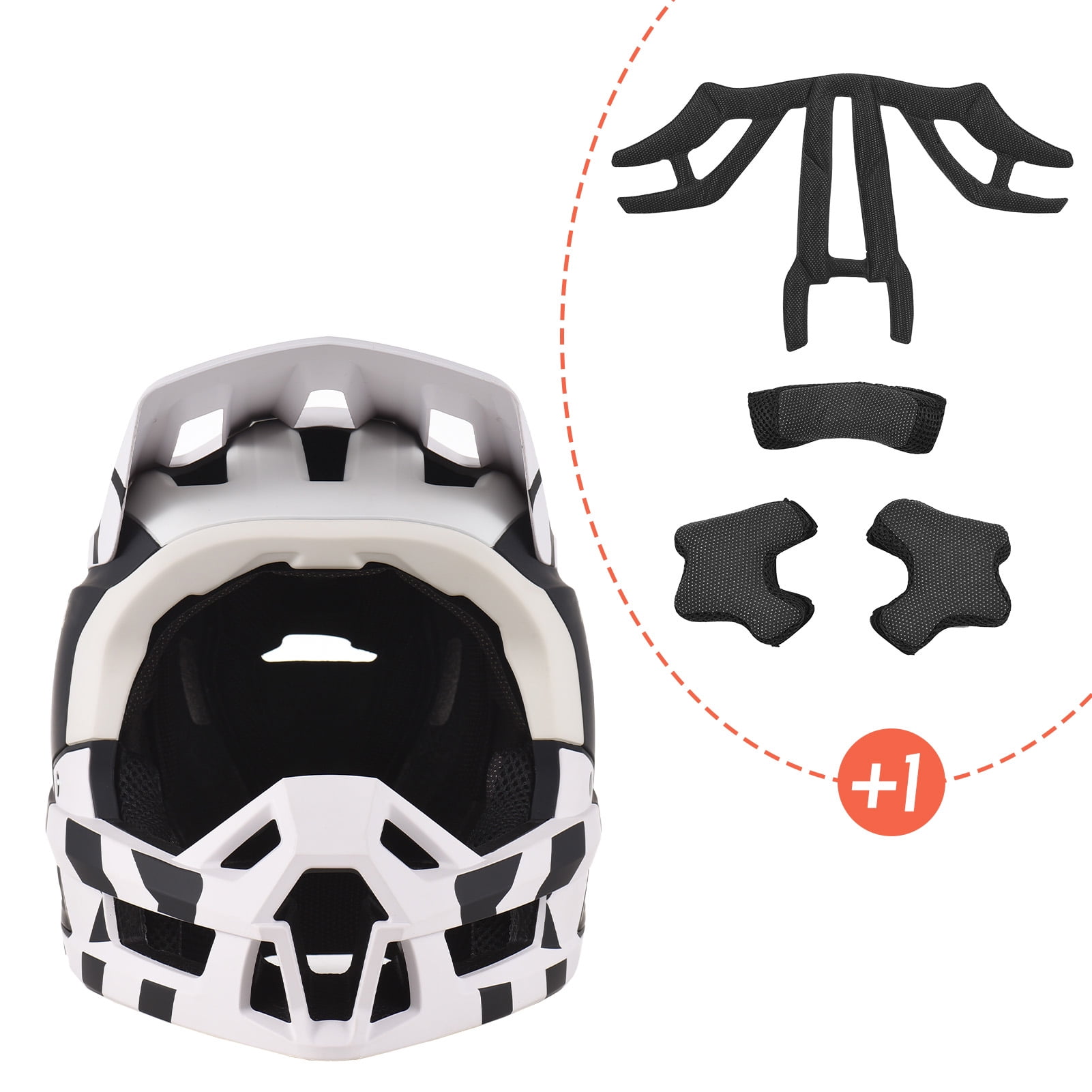 Elowen Full Helmet Face Full Face Mountain Bike Helmet Ventilation Lightweight Helmet