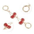 thumbnail image 3 of Unique Bargains 1 Pc Durable Cherry Bag Extender Chain Light Gold Tone Red Zinc Alloy, 3 of 5