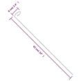 thumbnail image 3 of vidaXL Garden Plant Stakes Plant Support Stake Stick 20 Pcs Dark Green Steel, 3 of 22