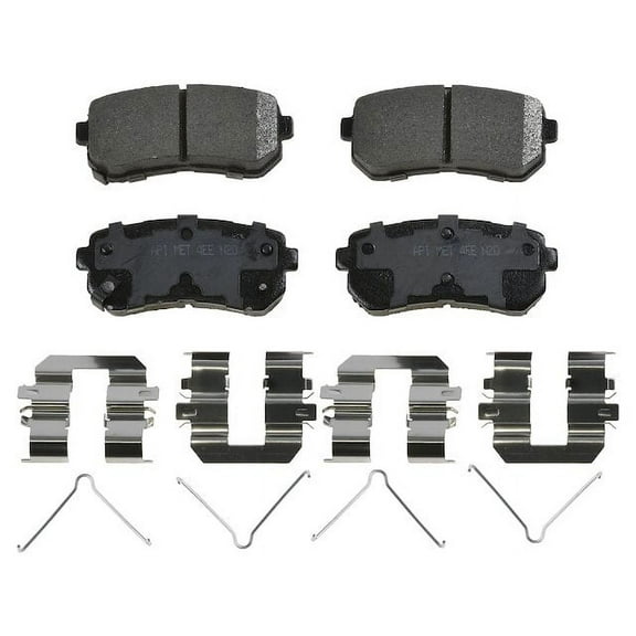 Rear Brake Pad Set - Compatible with 2016 - 2020 Kia Optima 2.4L 4-Cylinder 2017 2018 2019