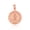 Rose, variant on Gold United States Army Officially Licensed Eagle Emblem Medallion (10K Yellow Gold, Pendant)