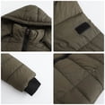 thumbnail image 4 of Winter Jackets for Women Water Detachable Hood Coat For Warm Long Sleeve Winter Outerwear Reversible Thermal Jacket With Pockets Winter Coats for Women, 4 of 6