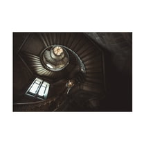 Canvas Wall Art - Ronan Siri 'FibonacciS Tower' Wall Art for Living Room, Bedroom, or Office D?cor by Trademark Fine Art - 19 x 12 Inches