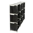 thumbnail image 5 of Zimtown 3 Tier Plastic Storage Closet Organizer Shelf 9 Cube Cabinet Bookcase Black, 5 of 9