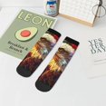 thumbnail image 7 of Pofeuu Geometric American Bald Eagle Print 30cm Socks, Adult Running Hiking Socks for Youth and Adult, 7 of 7