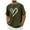 Army Green-B, variant on Uaswgudfs Men's Casual Short Sleeve T-Shirt - Valentine's Day Graphic Tee for Men, Round Neck Shirt, Everyday Wear Men's Top