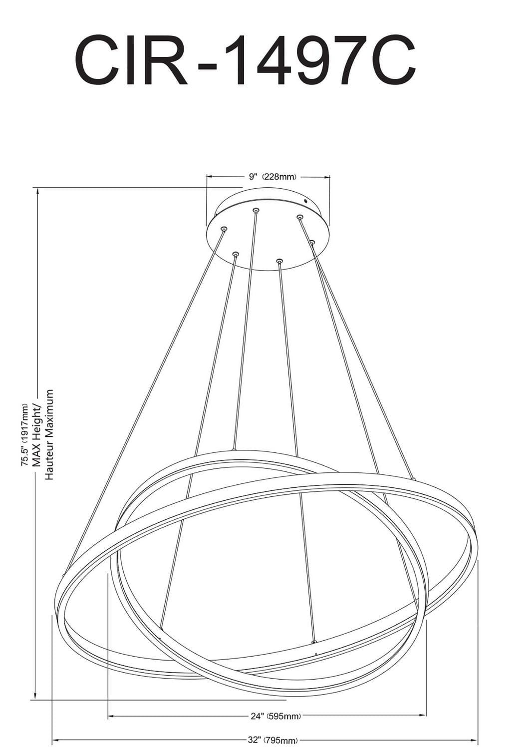 Circulo Chandelier