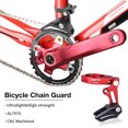 thumbnail image 4 of Greeniant Guía de cadena de bicicleta, bicicleta de montaña, aleación de aluminio, piñón de un solo disco, Protector de cuadro de ciclismo, tensor de Ciclismo Rojo Greeniant OD002584-01, 4 of 6