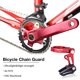 thumbnail image 4 of Greeniant Guía de cadena de bicicleta, bicicleta de montaña, aleación de aluminio, piñón de un solo disco, Protector de cuadro de ciclismo, tensor de Ciclismo Rojo Greeniant OD002584-01, 4 of 6