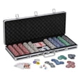 thumbnail image 1 of Juego de fichas de póquer Fat Cat Bling, 13,5 g, 500 fichas de arcilla con funda, 1 of 6