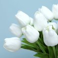 thumbnail image 2 of Tulipanes artificiales para decoración del hogar XCF 8 unidades color blanco, 2 of 4