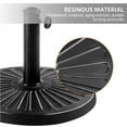 thumbnail image 6 of Yaheetech 22lbs Outdoor Round Patio Heavy Duty Market Umbrella Base, Black, 6 of 6