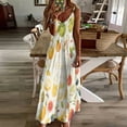 thumbnail image 3 of Various Fruits Design Sleeveless Dress Woman Fashion Long Dresses Women's Summer Suit Dress 2025, 3 of 7