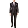 Kenneth Cole Mens Basketweave Two Button Formal Suit gunmetal 42x32