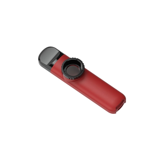Naiovety Kazoo Instrumento de viento de Diseño ABS Profesional Ukulele Guitarra Acompañamiento para principiantes Actuaciones Regalo Accesorios para instrumentos musicales Rojo