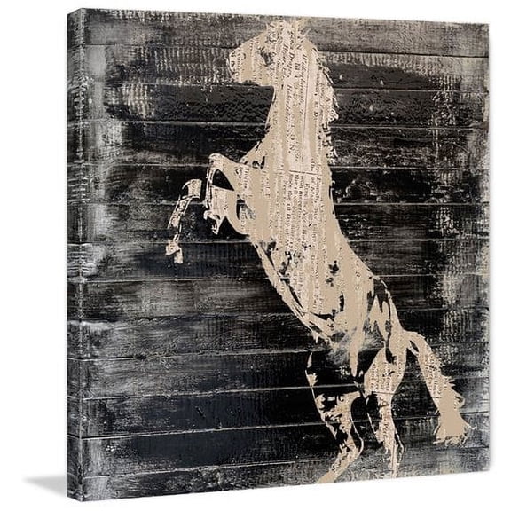 "Horseward II" Painting Print on Wrapped Canvas