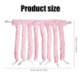 thumbnail image 2 of Fer à Friser Sans Chaleur Rose, Bandeau Réglable Sans Chaleur pour Vagues et Boucles Naturelles, Coiffure de Nuit pour Femmes et Filles, Ensemble de Rouleaux Doux et Confortables, 2 of 7