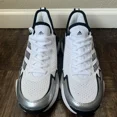 thumbnail image 3 of Adi-das Impact FLX x Patrick Mahomes White Silver Metallic Shoes - Size 8, 3 of 6