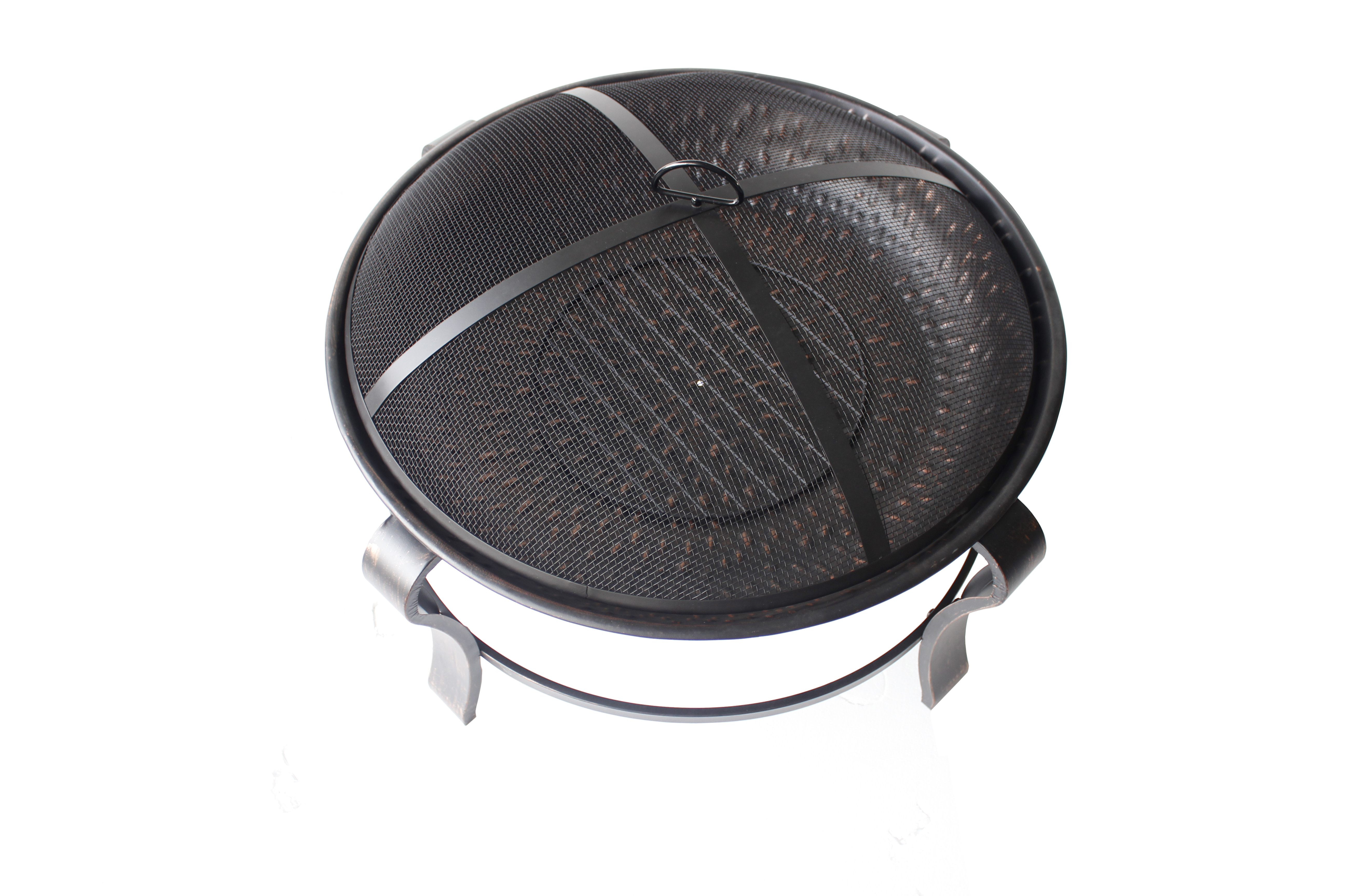 Mainstays Owen Park 28-Inch Round Wood Burning Fire Pit with Mesh Spark Guard - image 3 of 8