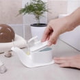 thumbnail image 4 of Cute Cartoon Snail Shaped Lotion Shampoo Dispenser Storage Pump Bottle Squeezable Leak-proof Refillable Bottles Travel Containers Blue, 4 of 5