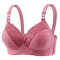 thumbnail image 1 of Soutiens-gorge de Tous les Jours pour Femmes - sous-Vêtements Respirants de Mode pour Femmes, Effet Rassembleur - Rouge, 1 of 2