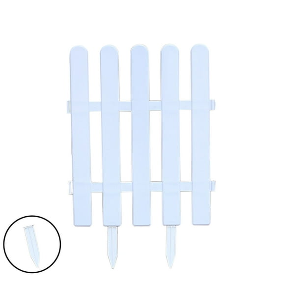 Qholemyo Realistic PVC White Hedge Fence Panels Decorative Garden Fencing For Patio Privacy