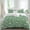 Green, variant on Yellow Spring Easter Set of 4 Bedding Quilt Covers, Cute Bunny Botanical 4-Piece Bed Sheet Set with Extra Soft Bed Sheets Quilt Cover Pillowcase, Twin