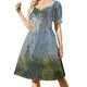 thumbnail image 1 of Mujer con sombrilla (Madame Mt y su hijo)-Claude Mt Vestido sin mangas vestidos de verano para mujer 2025 Vestidos elegantes Vestido, 1 of 5