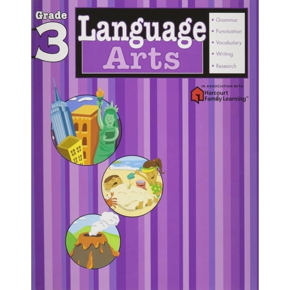 Flash Kids Harcourt Family Learning Language Arts, Grade 3, (Paperback)