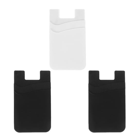 NICEXMAS 3Pcs Organizer Stick-On Wallet for Men and Women