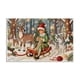 thumbnail image 2 of Seyotauo Christmas Decor 3D Stereoscopic Embroidery Carpet - 24 x16 inch Polyester Xmas Decor Indoor Outdoor, Absorbent Nonslip Dirt Proof Washable Foot Mat for Entryway Kitchen Bathroom Porch Patio, 2 of 6
