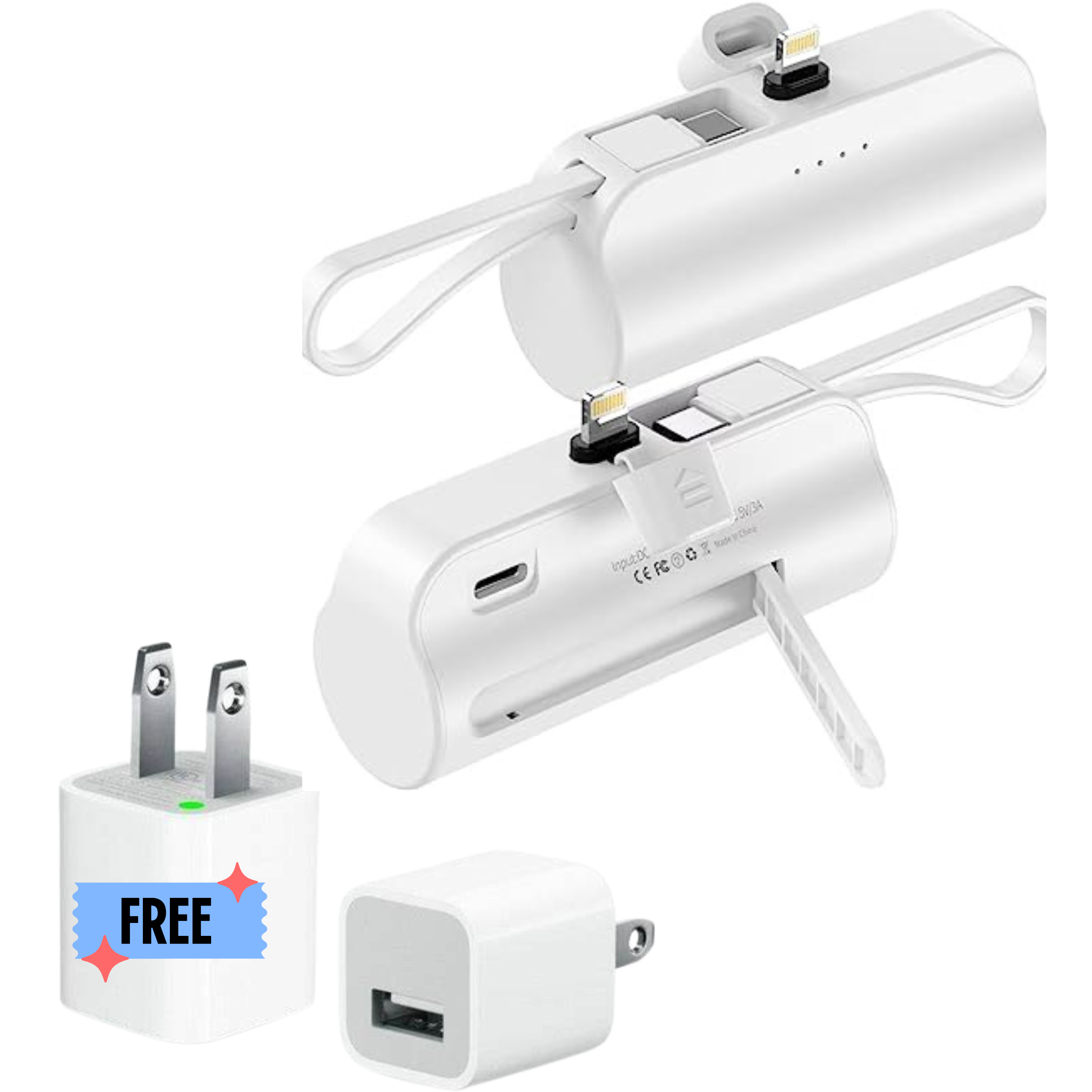 Power Fob Ultra Compact Portable Power Bank Fast Charging Phone