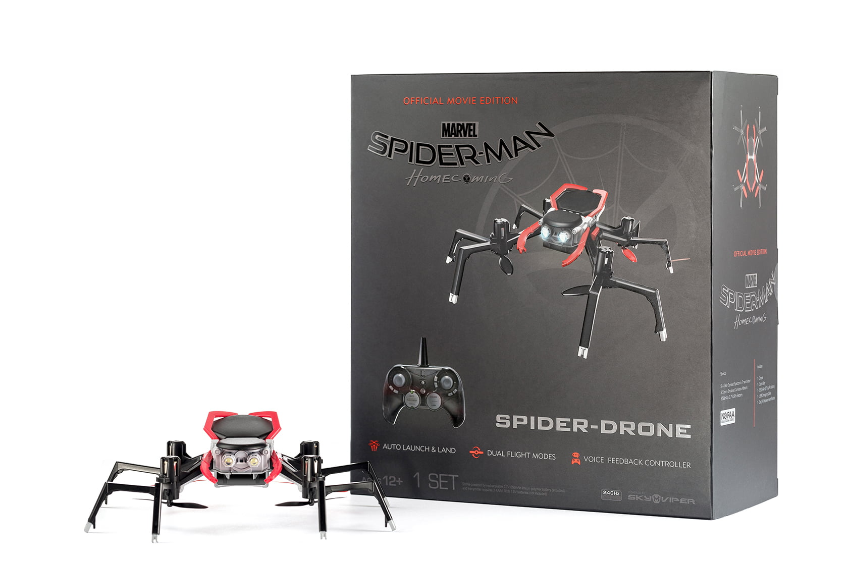 Black for sale online Sky Viper 01748 Spider-Man Homecoming Edition Quadcopter