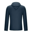 thumbnail image 3 of SHTXOZHI Sweat à Capuche Léger Protection Solaire pour Hommes Performance Manches Longues pour Randonnée Course, 3 of 7