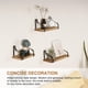 thumbnail image 2 of Estante De Madera De., Estante De Pared De Madera Maciza De Hierro Forjado, Estante De Hierro Montado En La Pared Con Accesorios De Montaje De Tornillo Para El Hogar, La Oficina Y El Hotel 3 Uds matsuzay HA013054-00, 2 of 7