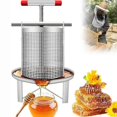 thumbnail image 1 of Manual Honey Separator Stainless Steel Manual Honey Press and Wax Press Household Honey Extraction Equipment Fruit Wine Press, 1 of 5