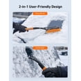 thumbnail image 2 of Raspadores de nieve y hielo AstroAI de 27 cm para parabrisas de coche, 2 of 8