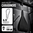 thumbnail image 6 of Hanging Ab Straps, for Pull Up Bar Core Training Leg Raises Home Gym Exercise Equipment, Black, 6 of 7