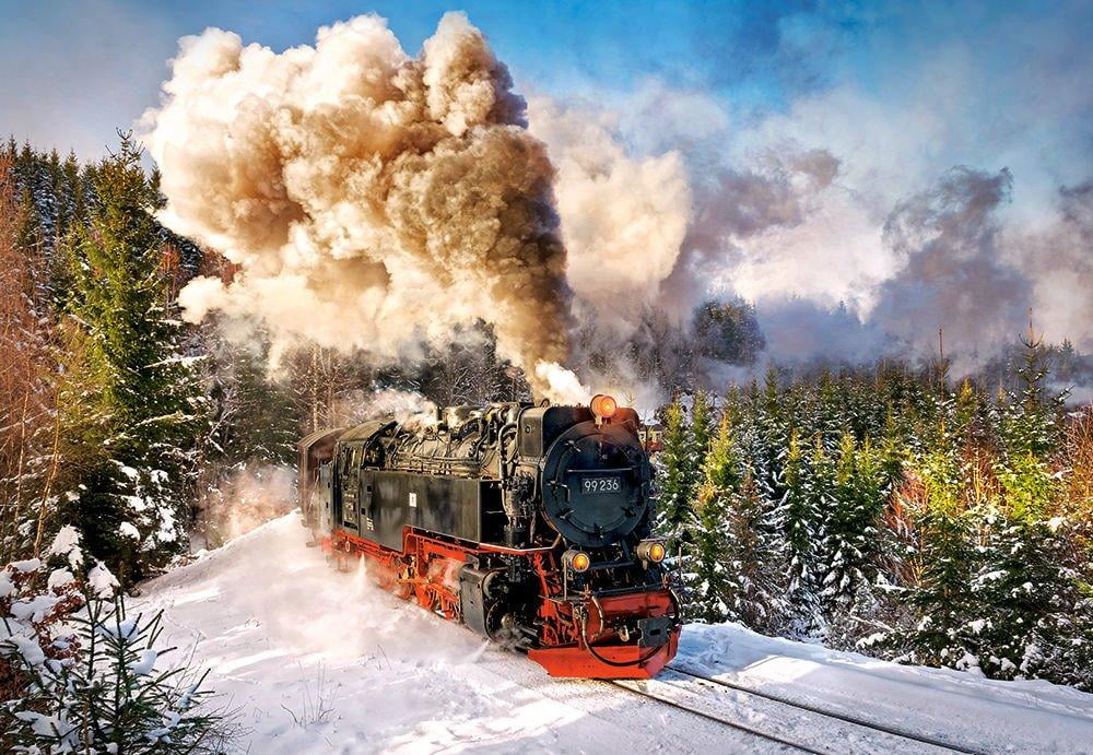 Steam train jigsaw 1000 Clearance