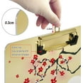thumbnail image 4 of FMSHPON Cherry Blossom Flower Mountain Clipboard Hardboard Wood Nursing Clip Board and Pull for Standard A4 Letter 13x9 inches, 4 of 8